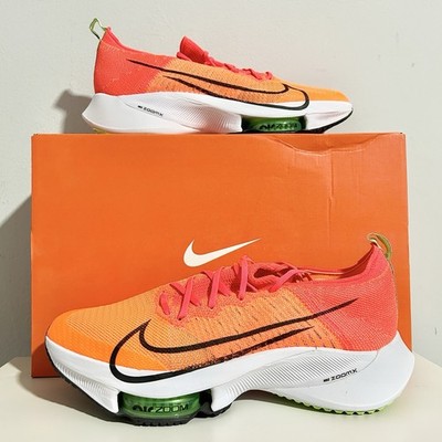 Nike Air Zoom Tempo NEXT% Flyknit  Total Orange  Men s Size 12 Running Shoes