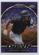 2025 Leaf Baseball Nation New Dawn Purple Sparkles 2/8 Echedry Vargas 13u1