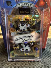 Trey’dez Green 1/1 RC Mirror Auto 2026 Wild Card Stacked Deck Black Tie