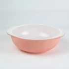 VTG Pink Pyrex # 024 2 QT Baking Dish Bubblegum Pink dishwasher wear