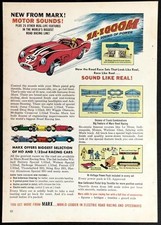 Marx Motor Sounds HO 1/32 1962 Full Page AD Sound Like Real 