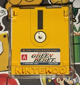 Green Beret Rush'n Attack Famicom Disk System Japan Import US Seller TESTED