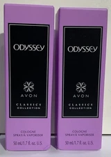 AVON Odyssey Cologne Perfume Spray 1.7 oz (PACK OF 2)