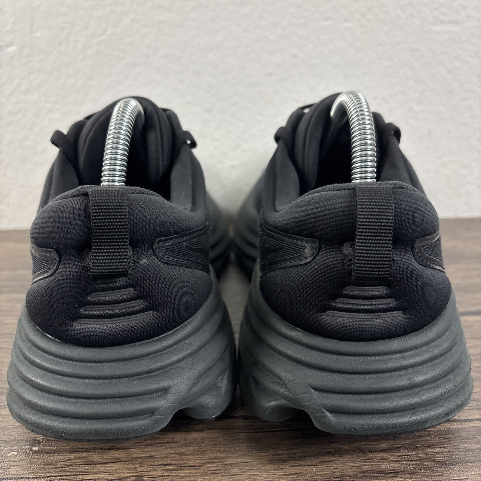 Hoka One One Bondi 8 Triple Black Running Shoes Women’s Size 10D Wide Sneakers thumbnail 7