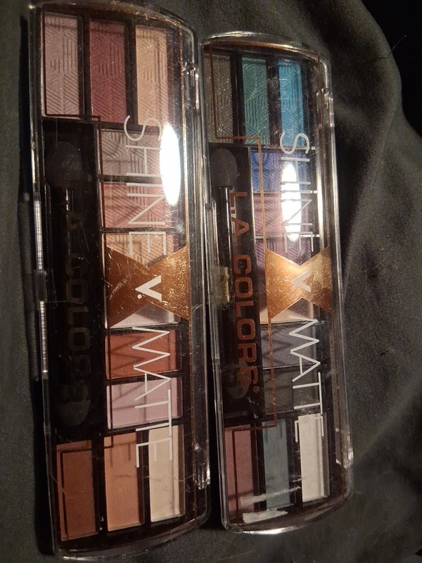 (2) LA Colors Shine V Matte Eyeshadow