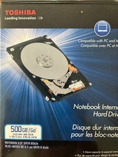 BRAND NEW, Toshiba 500gb Notebook Internal Hard Drive