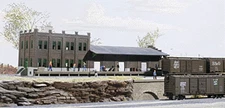 Walthers Cornerstone N Scale Building/Structure Kit WaterStreet Freight Terminal