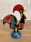 Vintage Galo de Barcelos Portuguese Hand Painted Rooster Napkin/Letter Holder