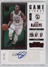 2017-18 Panini Contenders Game Ticket 16/25 Semi Ojeleye #ST-SOL Auto 0z5u