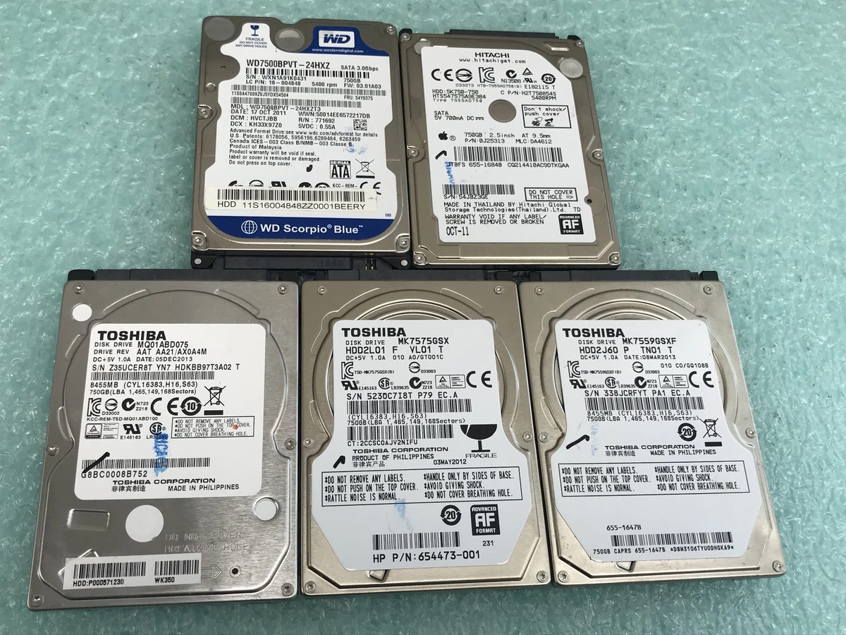 2.5 Inch SATA 750GB Internal Hard Disk Drives for sale | eBay