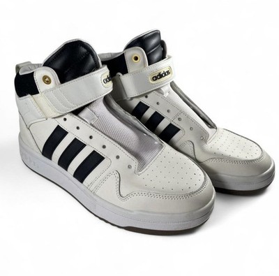 Adidas Postmove Mid Men's Basketball Shoes Size 8.5 White/Black
