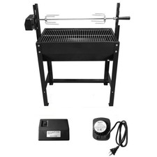 Charcoal Barbecue Grill Rectangular Cooking Appliance Four-Legged