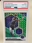 2020-21 Panini Mosaic - PSA 10 #201 Anthony Edwards Green Mosaic Prizm (RC)