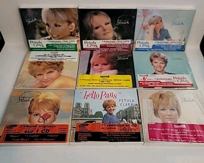 Petula Clark CDs Anthologie Vol 1-9 French Imports Complete Set MINT France  
