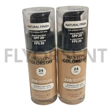 X2 Revlon ColorStay Normal/Dry Skin, SPF 20, Longwear #220 Natural Beige