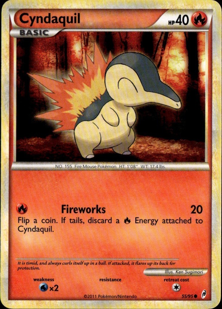 Cyndaquil Common Call of Legends 55/95 NM