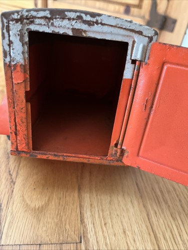 VTG 1960's U-Haul Trailer Orange Pressed Steel Ford Nylint Rental Truck Trailer - Picture 4 of 9