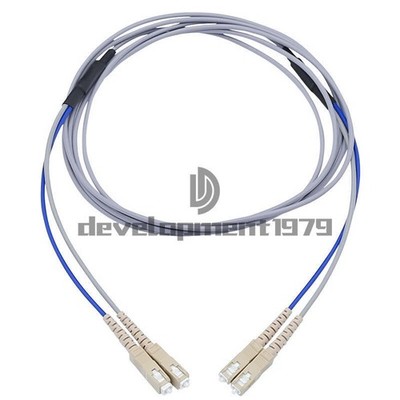 Armored Cable Fiber Patch Cord SC to SC UPC Pigtail Multi-Mode Cables Duplex 3M 