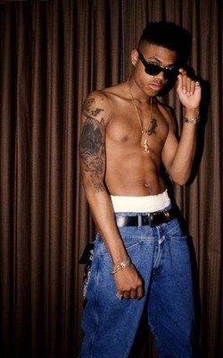 Singer musician DeVante Swing of Jodeci shows off his tattoos duri- Old Photo 5
