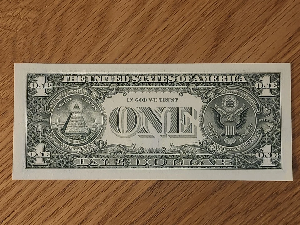 1995 $1 "STAR NOTE" ATLANTA UNC/GEM F08245306*   3 OF 3 Cons SERIAL NUMBERS - Image 2 of 4