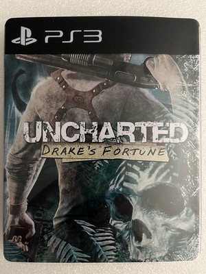 Uncharted Drake's Fortune Custom-Made G2 Steelbook Case PS3/PS4 (NO GAME)