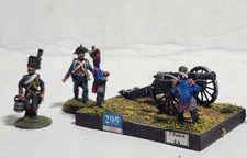 PERRY MINITURES 28mm NAPOLEONIC ERA POLISH ARTILLERY UNIT PRO PAINTED & BASE