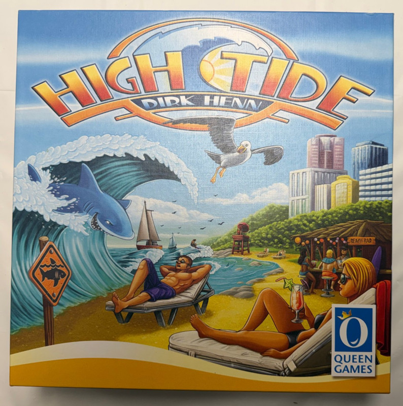 High tide board game Queen Games 3 to 6 players - played once