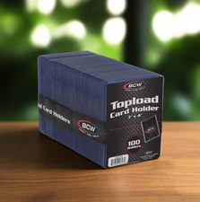 100 BCW 3X4 Toploaders Regular 35pt 1 Packs of 100