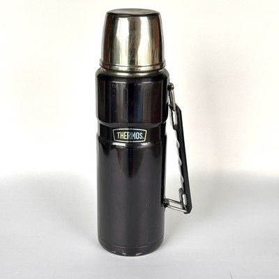 Thermos Midnight Blue - 40 Oz- Stainless Steel Double Wall Beverage Bottle & Cup