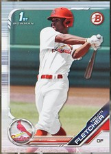 2019 Bowman Draft #BD-174 Trejyn Fletcher Baseball EX