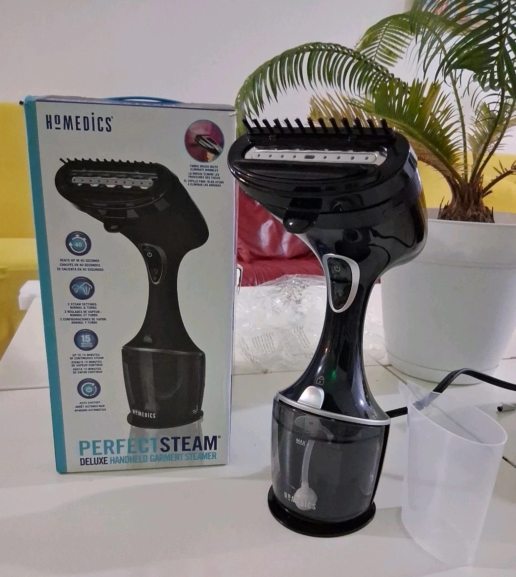 Homedics Perfect Steam Handheld Garment Steamer Deluxe PS-HH50 New In Box