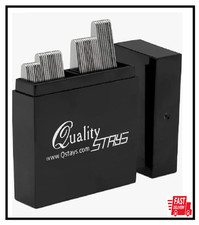 40 Metal Collar Stays 4 Sizes in Box for Men Non Magnetic 2.2" 2.5" 2.35" 2.75"