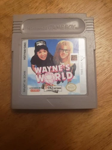 Wayne's World (Nintendo Gameboy Game Boy GB) Cart Only  Tested Authentic
