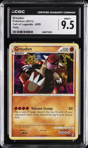 Groudon graded CGC 9.5 for sale on eBay