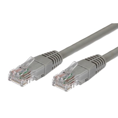 5902002000109 Cable Patchcord cat.5e RJ45 UTP 5m. grey TB