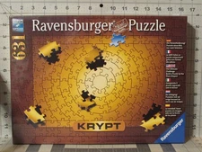 NEW Ravensburger 631 Piece PREMIUM Krypt Gold Jigsaw Puzzle, FREE SHIP to 48 US.