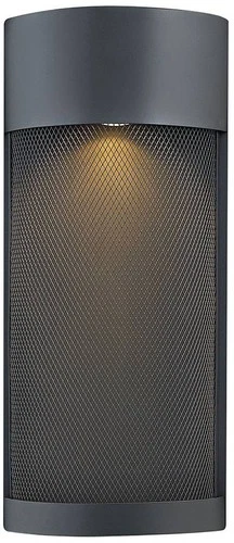 Hinkley Aria 17 1/4" High Black LED Outdoor Wall Light - Picture 1 of 10