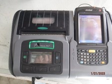 Symbol Scanner MC7090 Zebra RW4-PS Kit Car Truck Charger, Mobile Printer