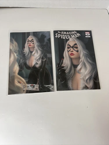 AMAZING SPIDER-MAN #26 TRADE and VIRGIN Variant SET WARREN LOUW MARVEL *IN HAND*