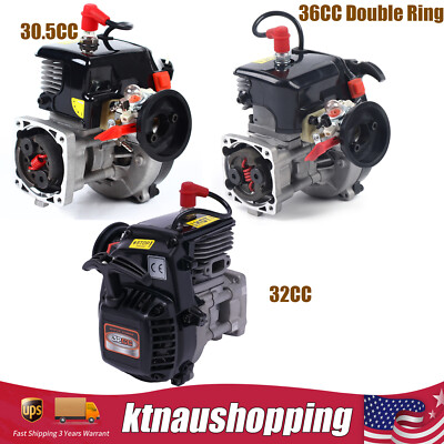 #ad #ad 32cc 36cc 4 Bolt Rovan Motor 2 Stroke Gas Engine Fits HPI Baja 5b 5T King Motor $120.85