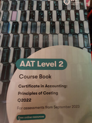 AAT LEVEL 2 BPP PRINCIPLES OF COSTING COURSEBOOKAQ2022 UNSED