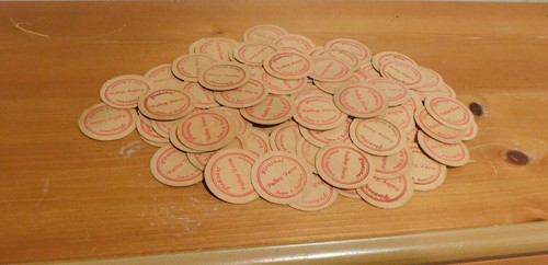 Lot of 100 Vintage Milk Bottle Lids Pleasant Valley Farm Danielson Connecticut - Picture 2 of 2