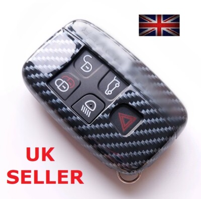 Schlüssel Hülle für Range Land Rover Remote Evoque Discovery 4 Vogue Kohlefaser
