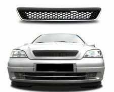 Für Opel Astra G Kühlergrill Sportgrill Front Grill Waben Gitter Schwarz