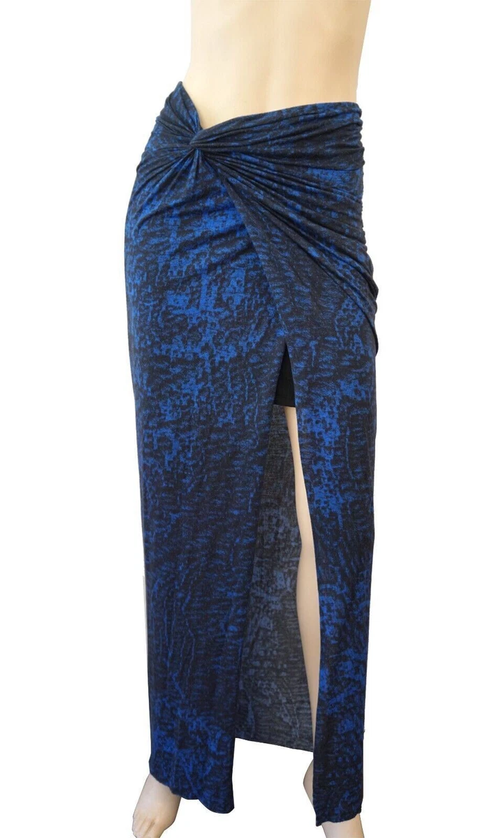 Helmut lang top satin maxi skirt