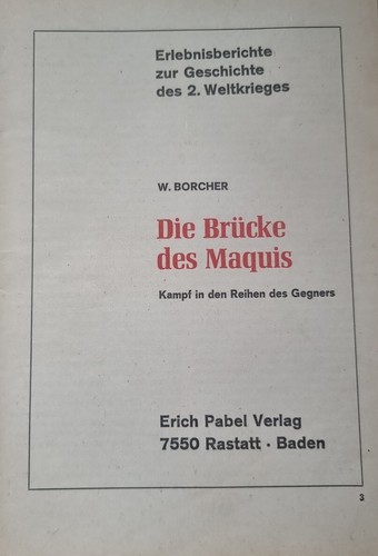 Der Landser Nr. 575: Die Brücke des Maquis von W. Borcher - Picture 4 of 12