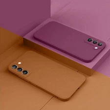 Liquid Silicone Phone Case For Samsung Galaxy S25 FE S24 S23 S22 Ultra A56 Cover