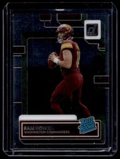 2022 Panini Clearly Donruss Sam Howell Rated Rookie RC #55 Commanders