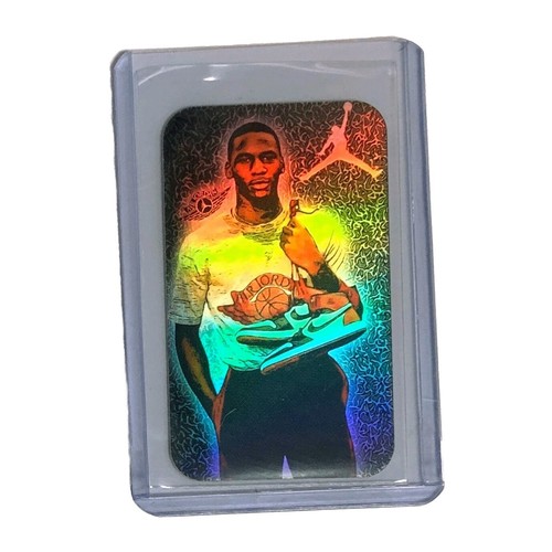 Michael Jordan 1984 Air Jordan Rookie RC Refractor Mini Promo Card Bulls HOF - Picture 5 of 6
