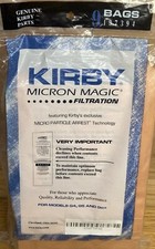 Kirby micron magic filter bags Models G4, G5, AND Gsix 9 BAGS New Sealed